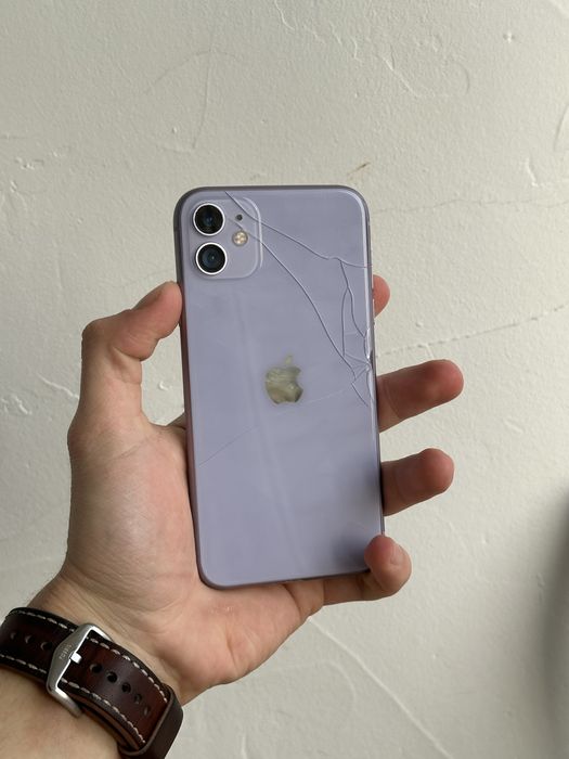 ІДЕАЛЬНИЙ iPhone 11 Purple 64GB • АКБ 100% • Face ID працює • Оригінал