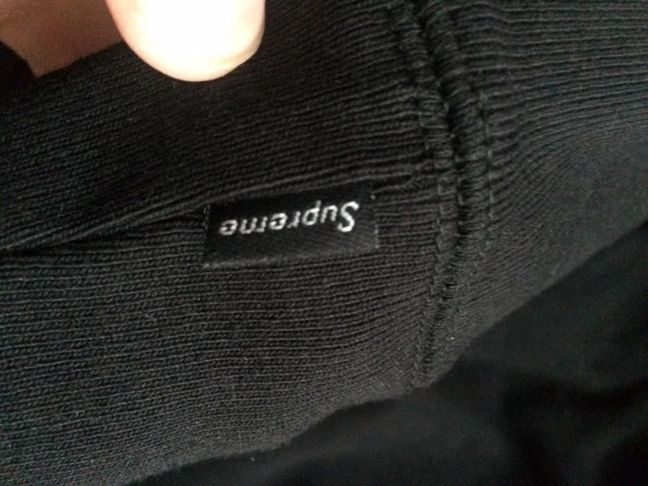 Supreme X Comme Des Garcons CDG Box Logo Sweatshirt Hoodie SS17 Black