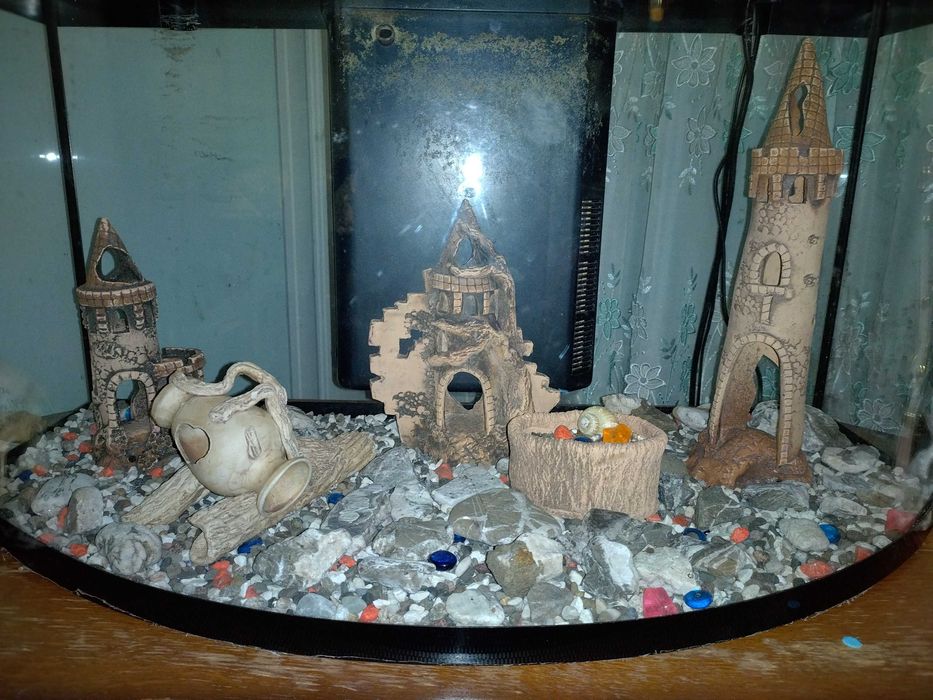 Акваріум для дома декорований 150л