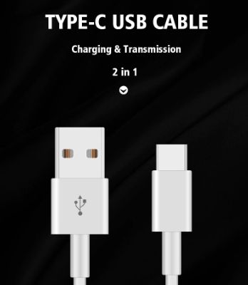 Cabo USB - tipo C - 1m . carregamento rápido