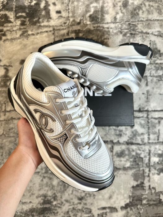 Кросівки Chanel Runner silver