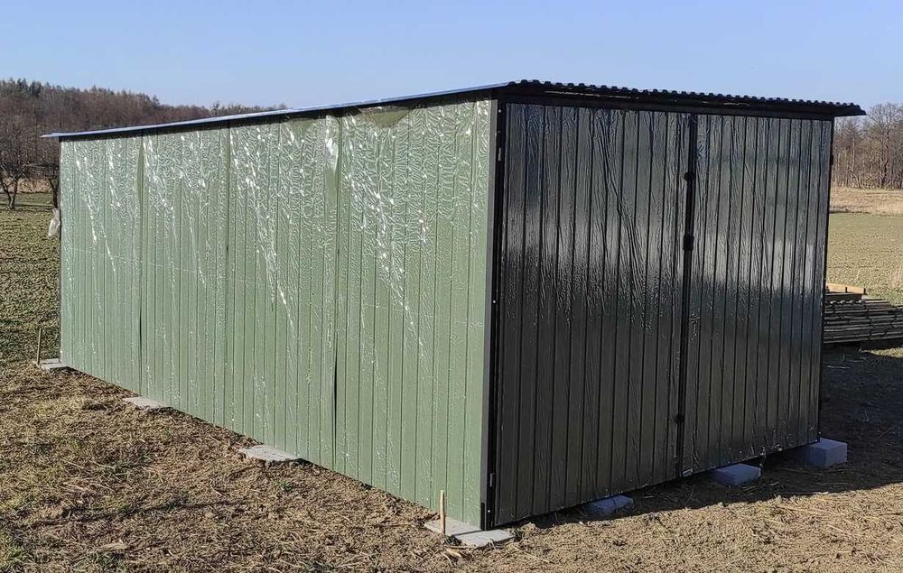 Blaszak/Garaż na budowę ---  OCYNK 3x5m -- Promocja