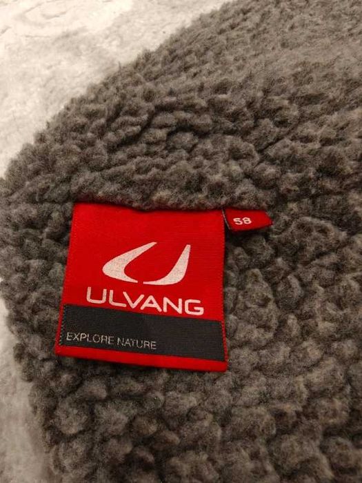 Czapka Zimowa Ulvang 100% Merino Wool Wełna Nordic Pattern Uszatka 58