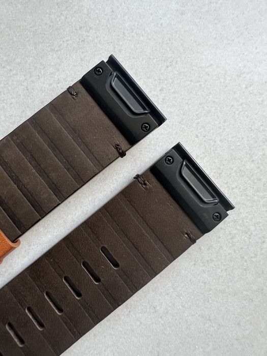 Шкіряний ремінець Quick Fit 22мм 26мм Garmin Fenix Tactix та інші