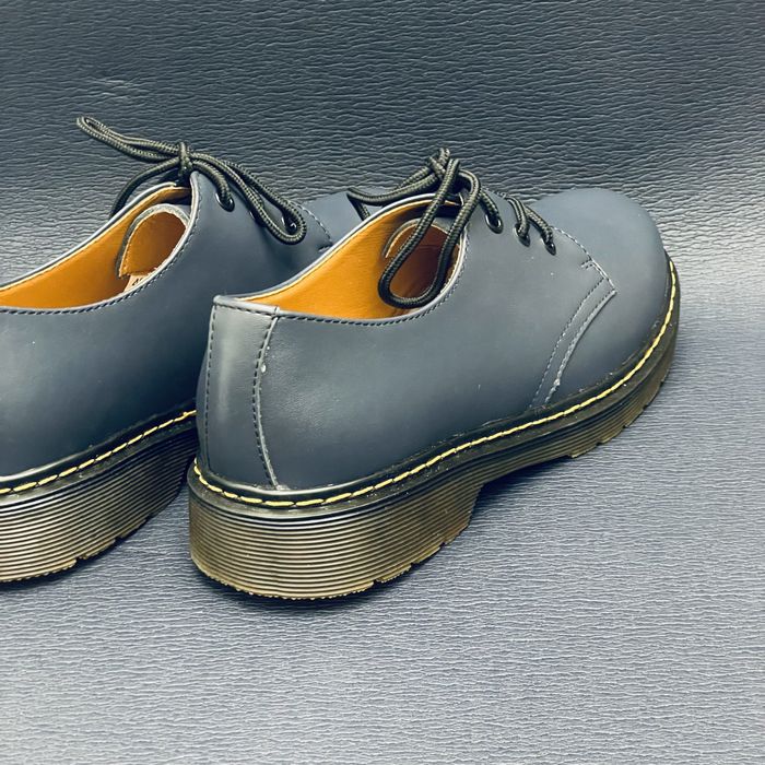 Glany oksfordki półbuty niebieskie martensy unisex
