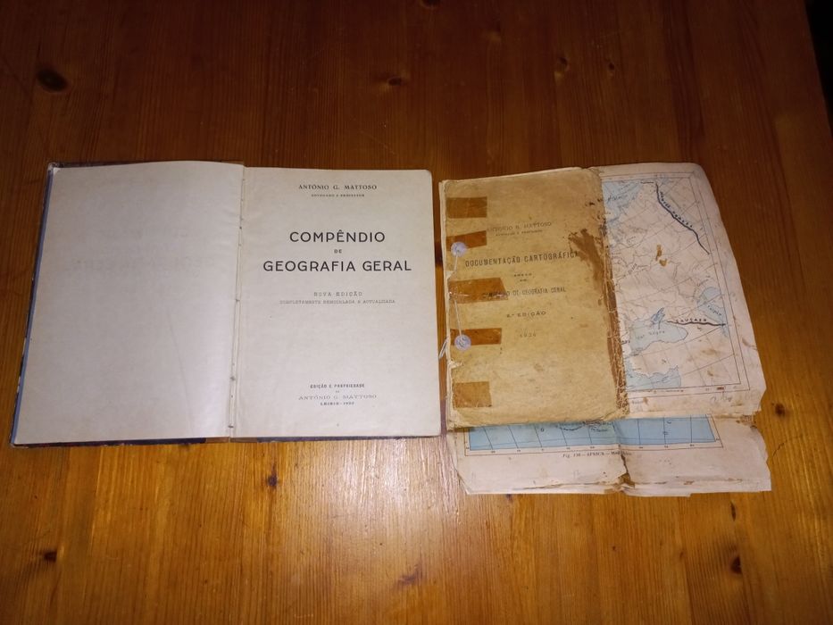 Livros geografia e mapas