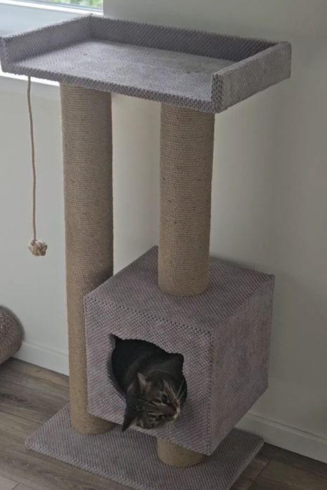 Ігровий комплекс Компакт 100 см Когтеточка з домиком