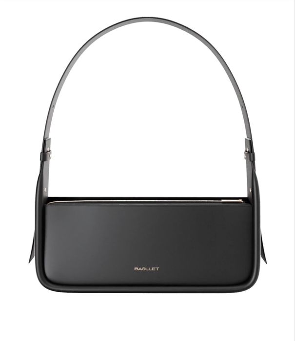 Чорна сумка багет bagllet