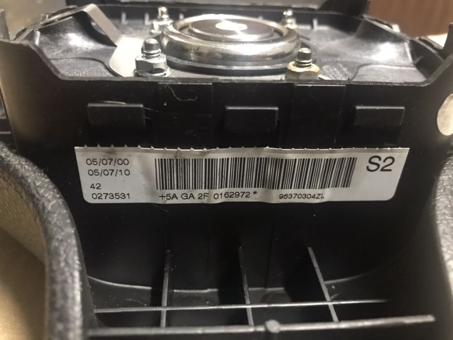 Airbag Peugeot 106 e Citroen Saxo, fita airbag, módulos