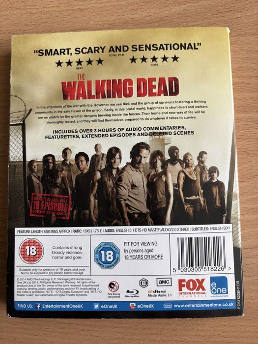 Walking Dead (Ходячие Мертвецы) сериал Blu-ray, лицензия