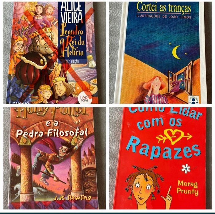 Vários livros juvenis