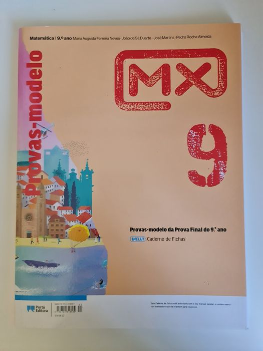 Caderno de Fichas/Provas-modelo MX 9 - Matemática 9° ano