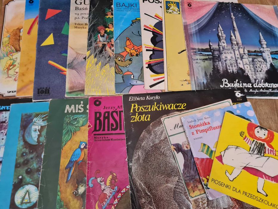 Kolekcjonerskie płyty winylowe dla dzieci - pamiątka PRL