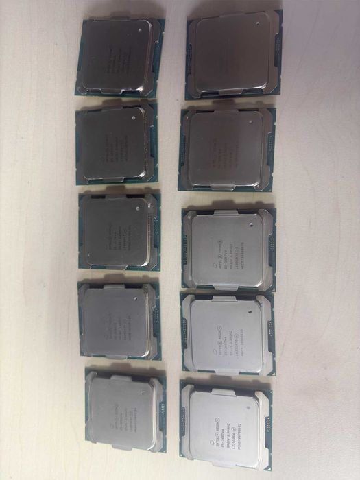 Процесори Intel Xeon E5 2600 v3 v4 / LGA 2011-3 C602 C612 / КІЛЬКІСТЬ