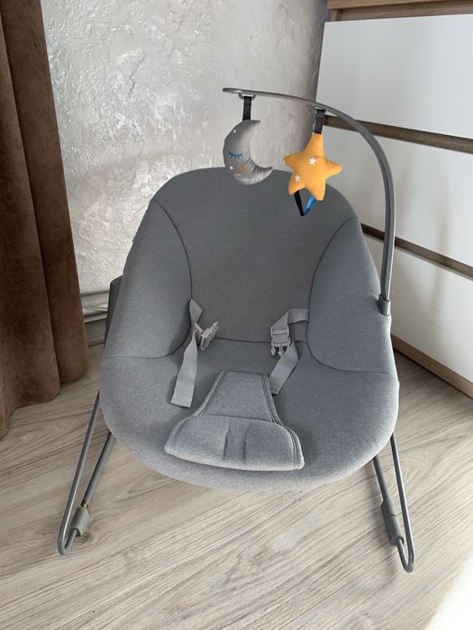 Шезлонг-гойдалка Kinderkraft Calmee Grey