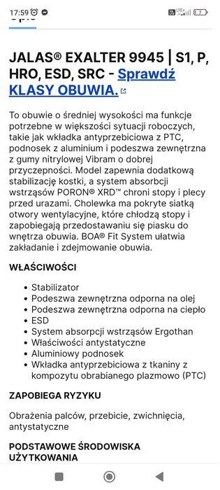 Buty Jalas Exalter 9945