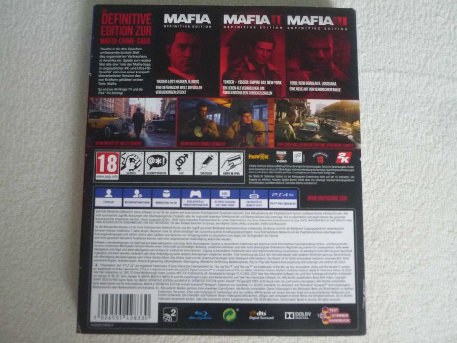 Mafia Trilogy /PS4/PS5/ pl napisy / stan idealny