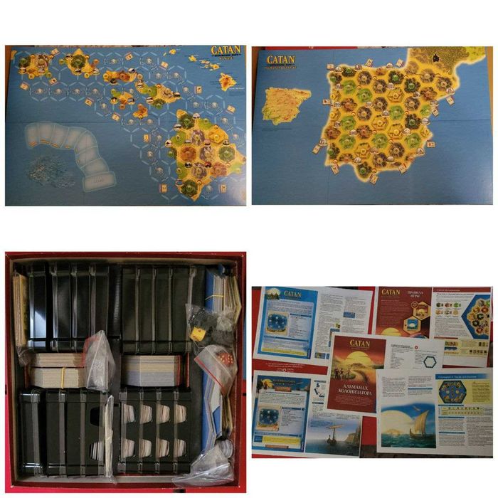 Catan Мореходы Города и рыцари Купцы и варвары, 4-6 гравців ОРИГІНАЛ