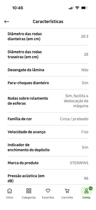 Corta relvas a gasolina