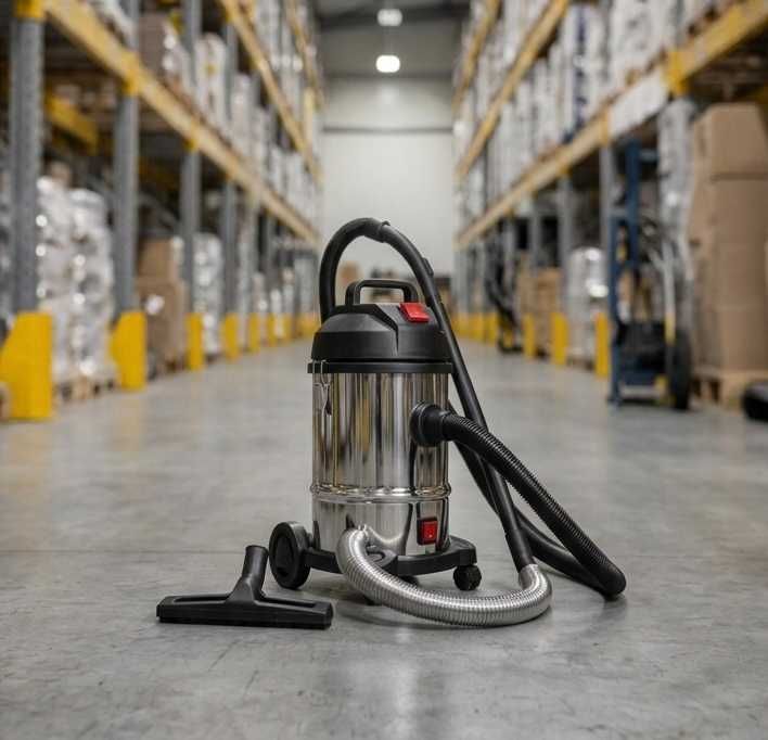 Odkurzacz Przemysłowy Bezworkowy Z Otrząsaczem Pyłu Gipsu 3500W 30L