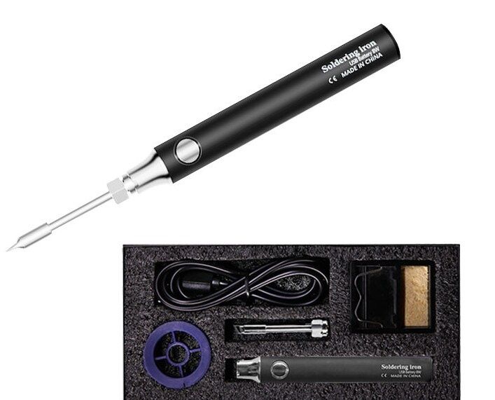 Паяльник портативний, акумуляторний usb 8 вт