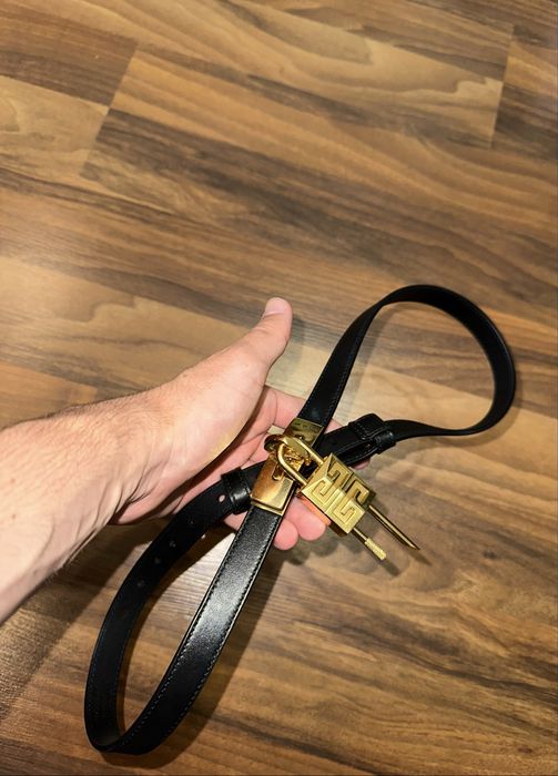 Givenchy Lock Leather Belt Ремень — zdjęcie 3