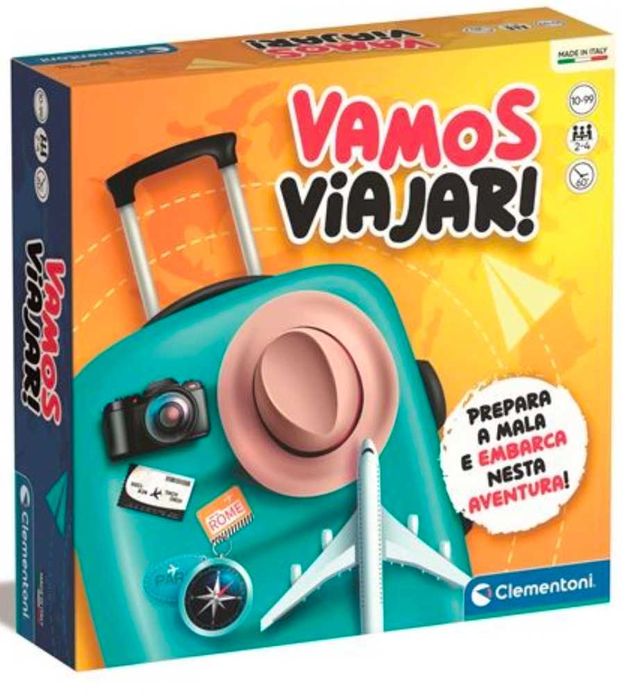 Jogo tabuleiro vamos viajar