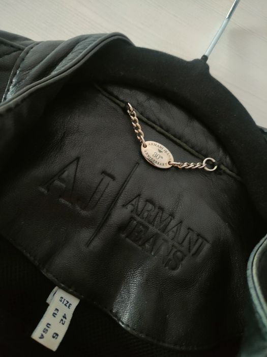Kurtka skórzana Emporio Armani