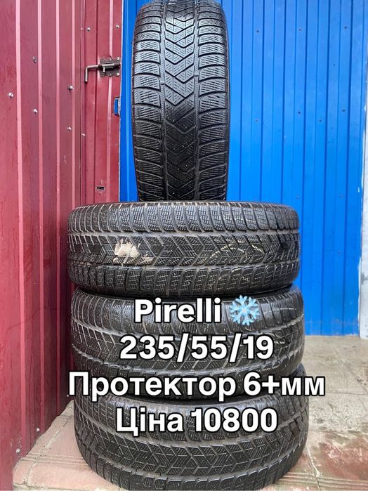 235/55/19 пирелли 6мм 2019/2021 зима топ состояние !)