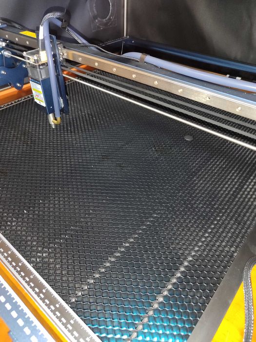 Máquina gravação e corte laser (com garantia)