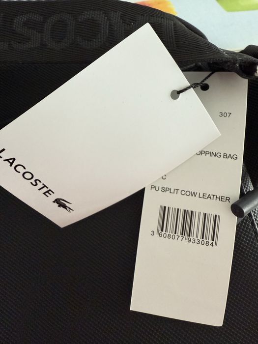 Сумка чоловіча через плече барсетка бананка Lacoste