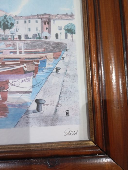 Obraz- technika akwarela. Włochy 2003(33x28)