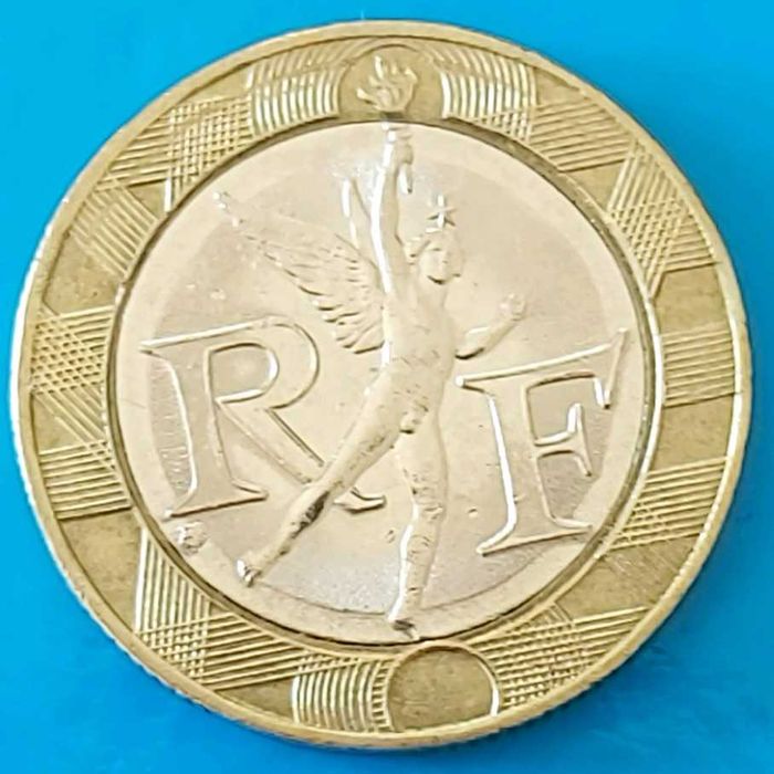 Moeda de 10 francos, de 1990, França