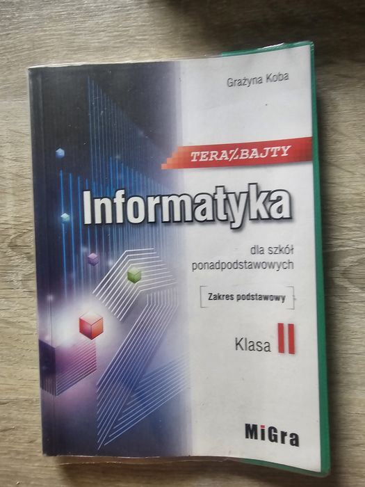 podręcznik do informatyki teraz bajty  kl 1 i 2