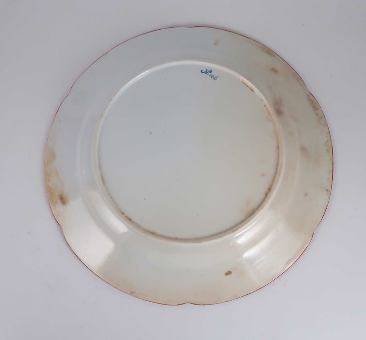 Prato Cerâmica de Minton Crazy Cow Séc. XVIII/XIX