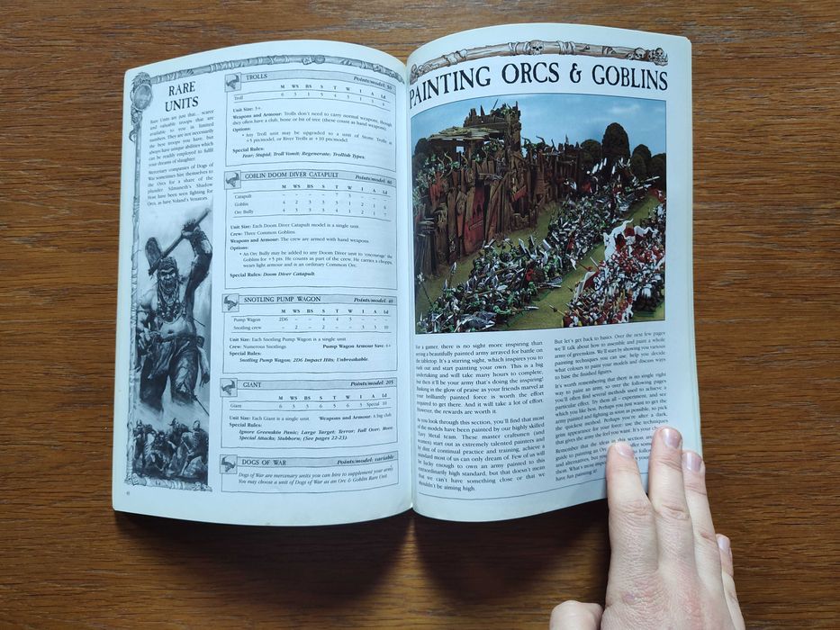 Warhammer Fantasy Battle Orcs and Goblins podręcznik 6 ed