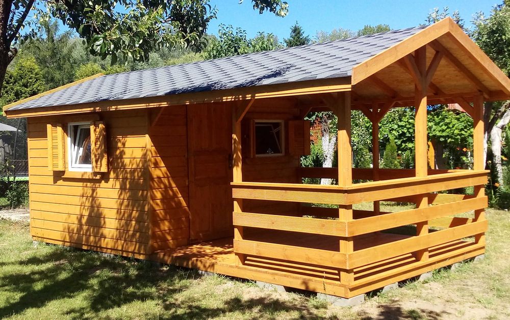 Domki drewniane STUGA 24 m² bez pozwolenia, z montażem