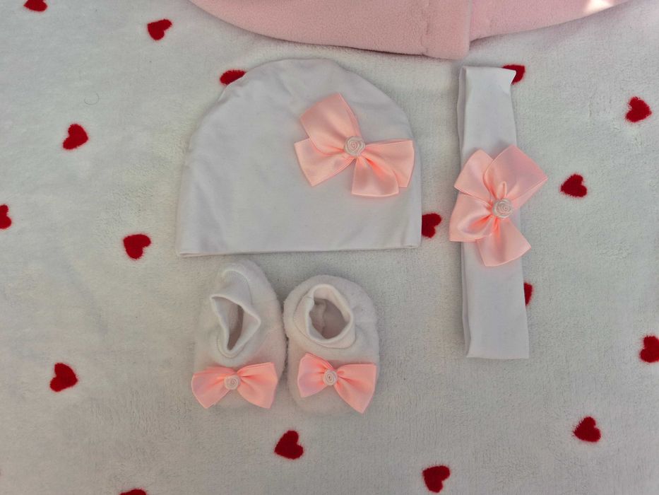 Komplet do chrztu dla dziewczynki r.62/68