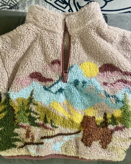 Флісова кофта з горлом-стійкою Next 86