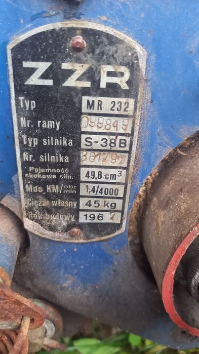 Romet Komar (typ MR 232 "sztywniak") z 1967 roku