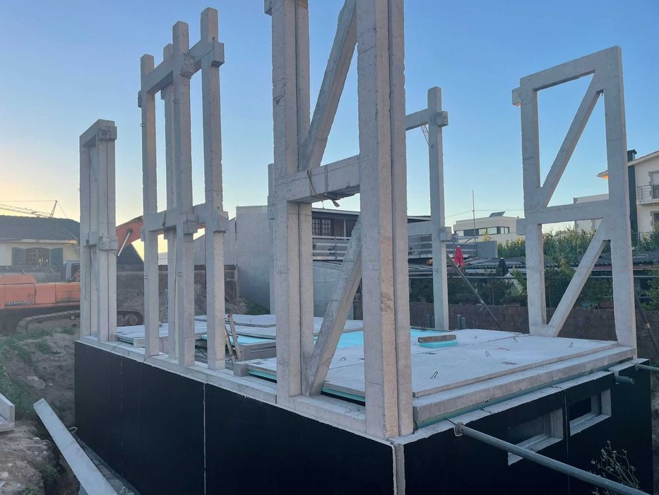 Moradia Modular em placa de Betão armado, T3/4