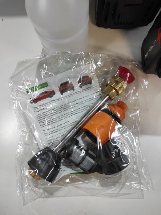 Pistola Profissional de Alta Pressão com Bateria Dupla