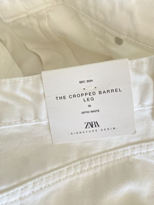 Білі джинси ZARA 40р 9632/081/712 relaxed fit
