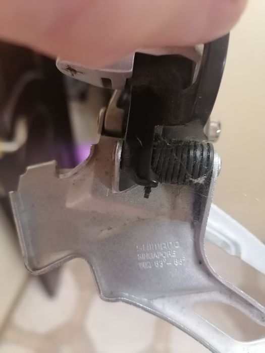 Передний переключатель shimano alivio