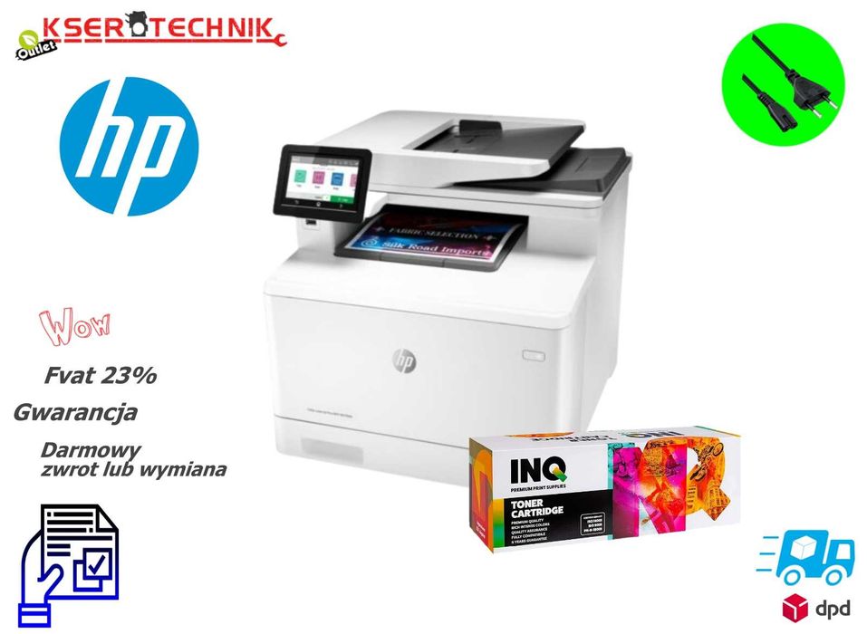 Drukarka laserowa HP Color LaserJet Pro MFP M 479 fdn DUPLEX ADF LAN