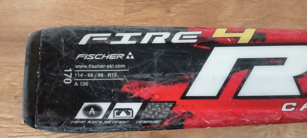 Narty Fischer RX Fire 4 rozmiar 170