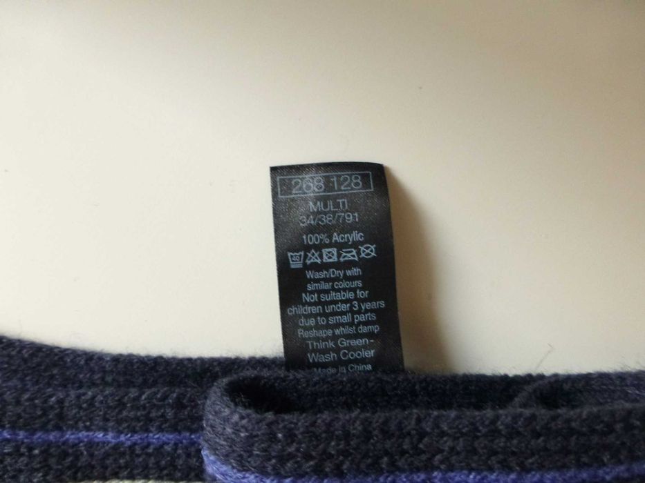 M&Co męski szalik w prążki