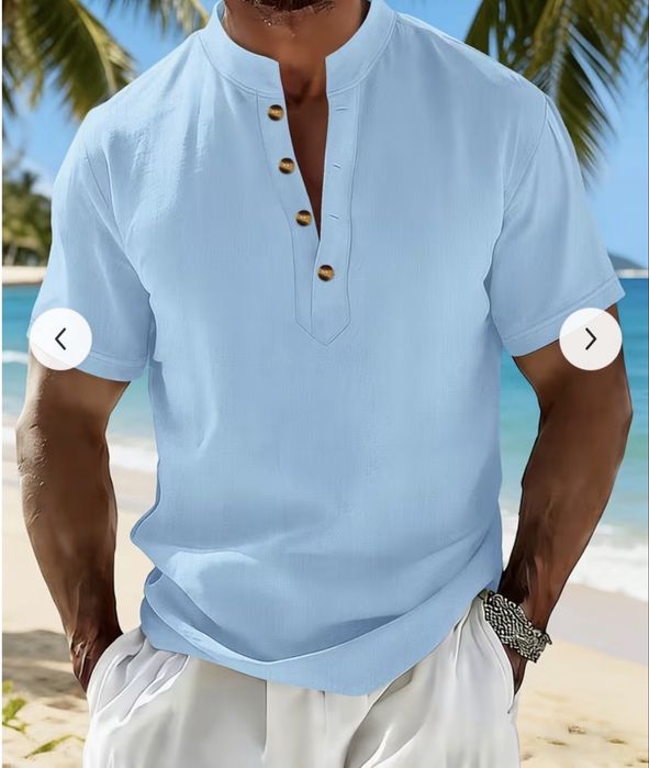 Camisa Linho com botões