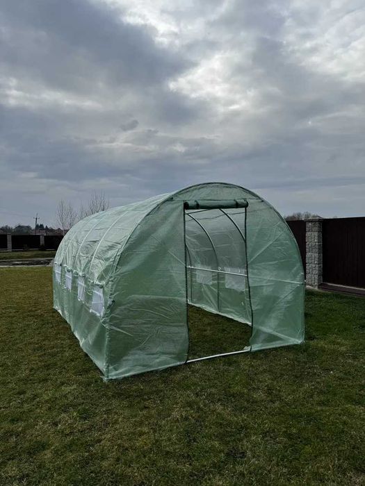 Теплиця парник тепличка садова з вікнами та плівкою Польща