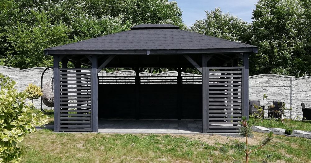 Altanka  5x4m Altana ogrodowa drewutnia domek